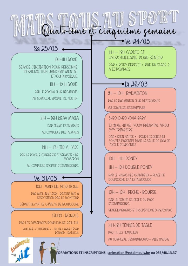 semaine 4&5